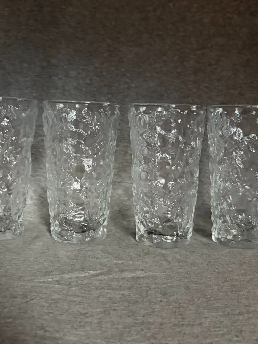 Anchor Hocking Lido Milano Drinking Glasses, Clear Set of 4